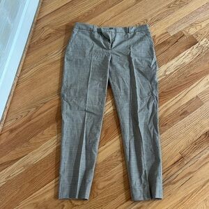 Michael Kors work pants plaid pants fall ankle pants